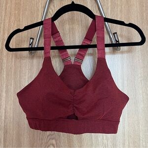 Jed North Burgendy Red Sports Bra SIZE MEDIUM
